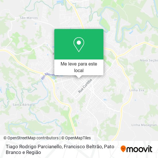 Tiago Rodrigo Parcianello mapa
