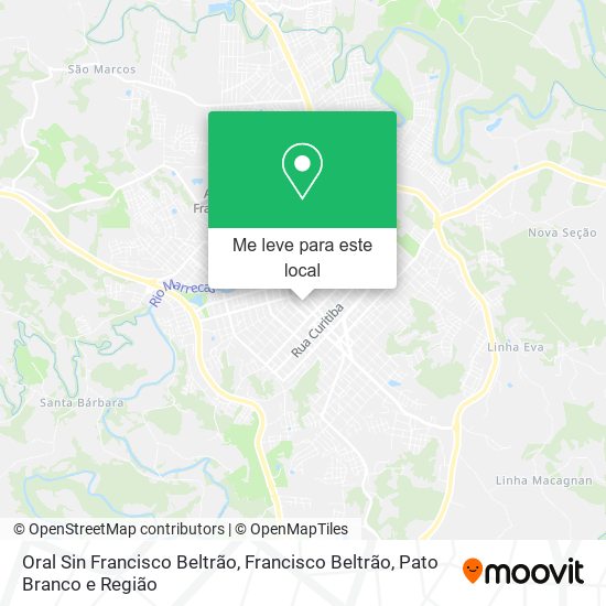 Oral Sin Francisco Beltrão mapa