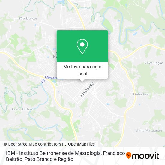 IBM - Instituto Beltronense de Mastologia mapa
