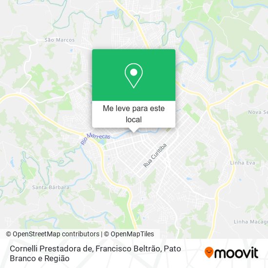 Cornelli Prestadora de mapa