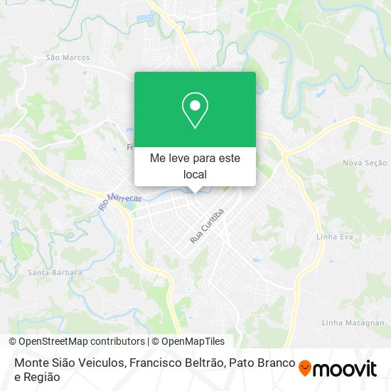 Monte Sião Veiculos mapa