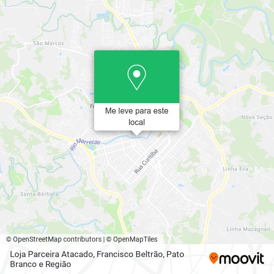 Loja Parceira Atacado mapa