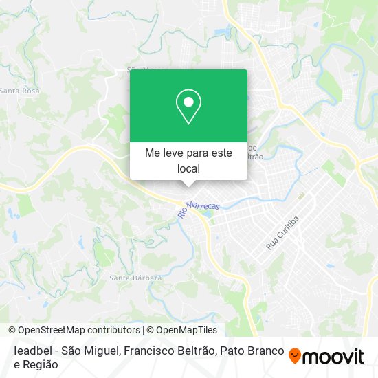 Ieadbel - São Miguel mapa