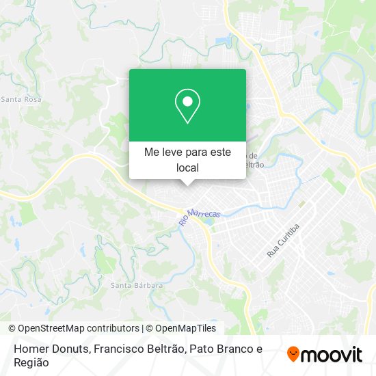 Homer Donuts mapa