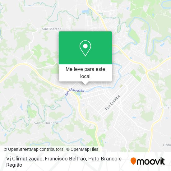 Vj Climatização mapa