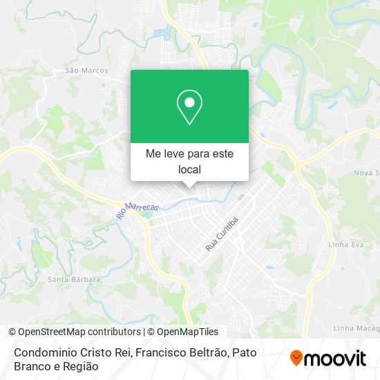 Condominio Cristo Rei mapa