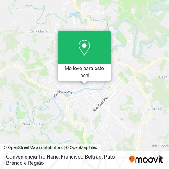 Conveniência Tio Nene mapa