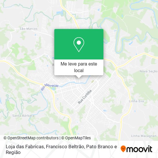 Loja das Fabricas mapa