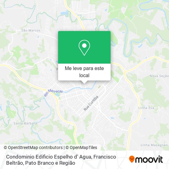 Condominio Edificio Espelho d' Agua mapa