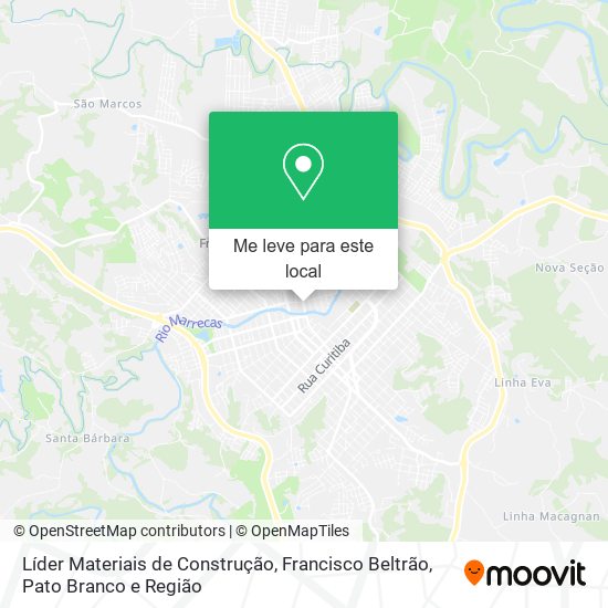 Líder Materiais de Construção mapa