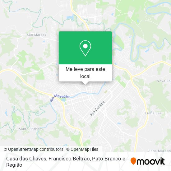 Casa das Chaves mapa