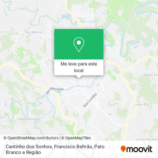 Cantinho dos Sonhos mapa