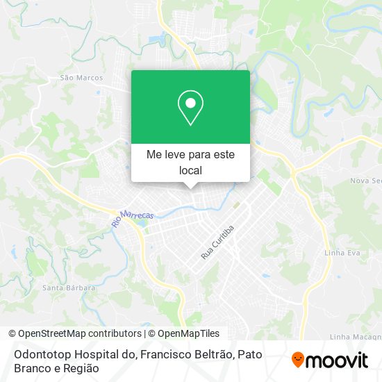 Odontotop Hospital do mapa
