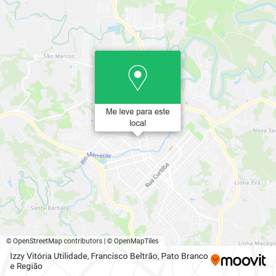Izzy Vitória Utilidade mapa
