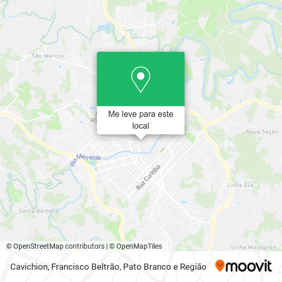 Cavichion mapa