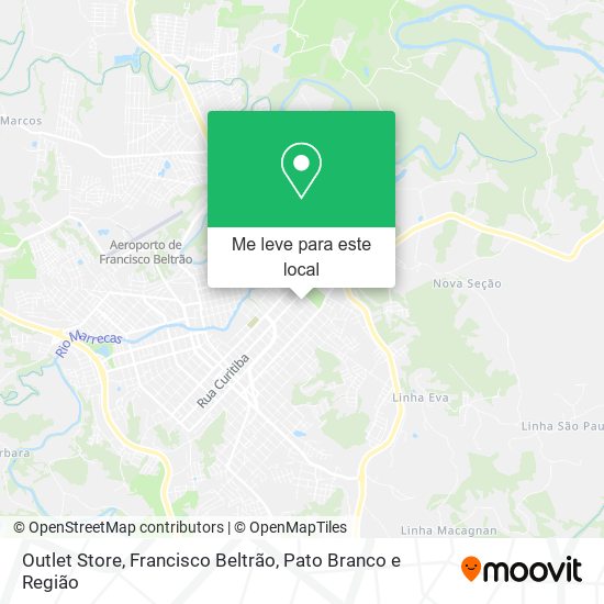 Outlet Store mapa