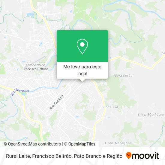 Rural Leite mapa