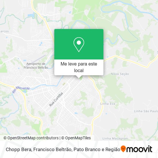 Chopp Bera mapa