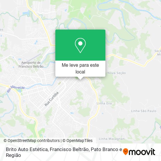 Brito Auto Estética mapa