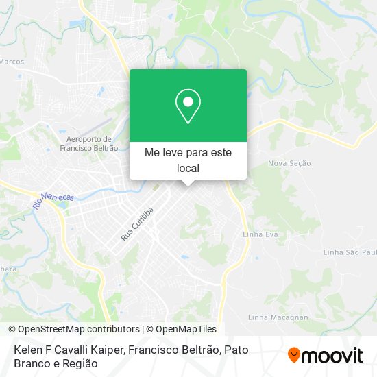 Kelen F Cavalli Kaiper mapa
