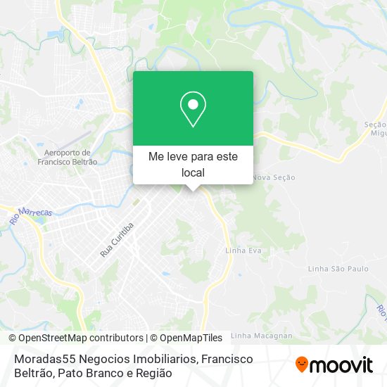 Moradas55 Negocios Imobiliarios mapa