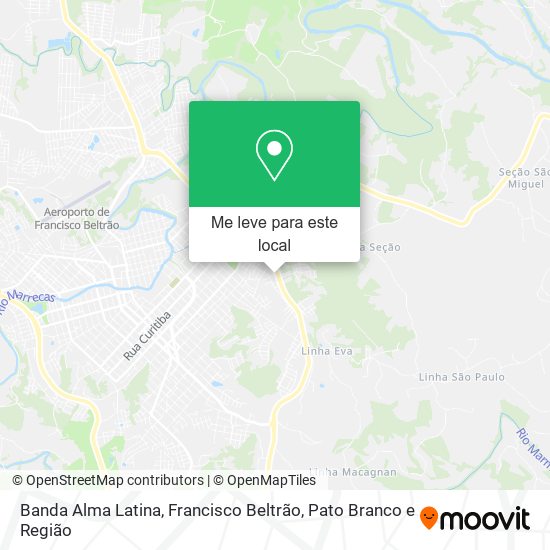 Banda Alma Latina mapa