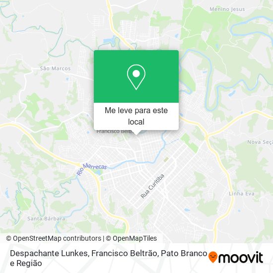 Despachante Lunkes mapa