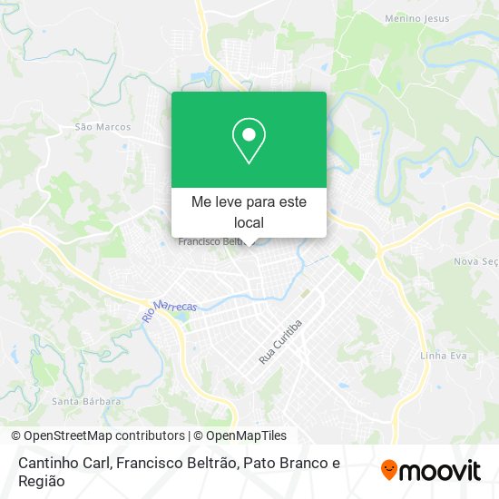 Cantinho Carl mapa