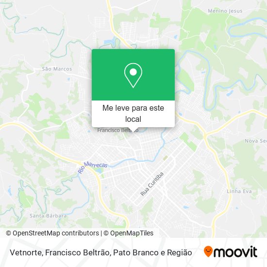 Vetnorte mapa