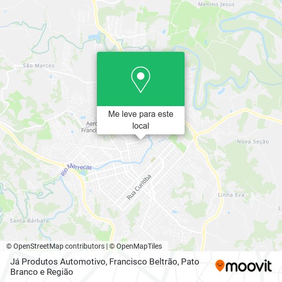 Já Produtos Automotivo mapa