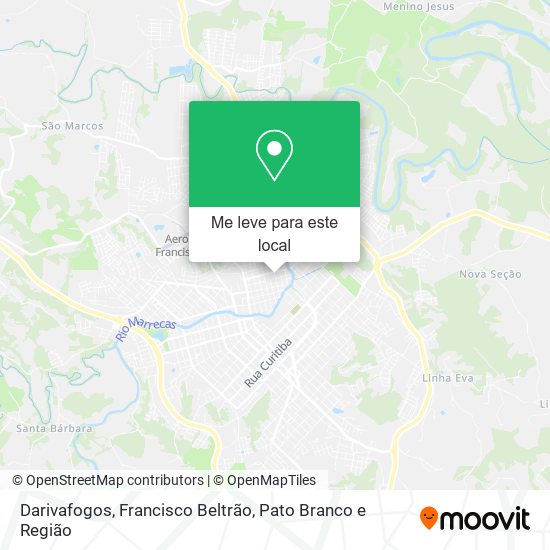 Darivafogos mapa