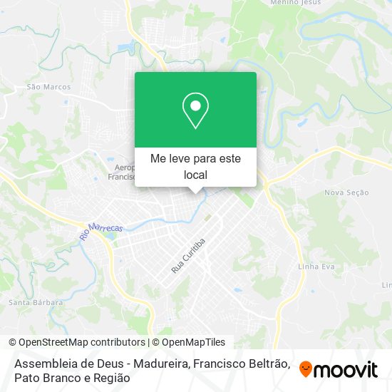Assembleia de Deus - Madureira mapa