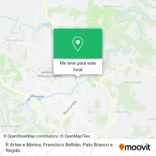 R Artes e Mimos mapa