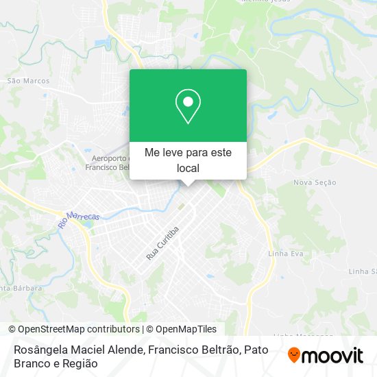 Rosângela Maciel Alende mapa