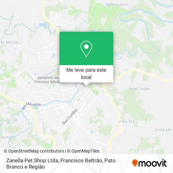 Zanella Pet Shop Ltda mapa
