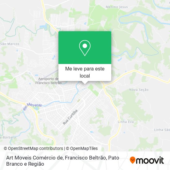 Art Moveis Comércio de mapa