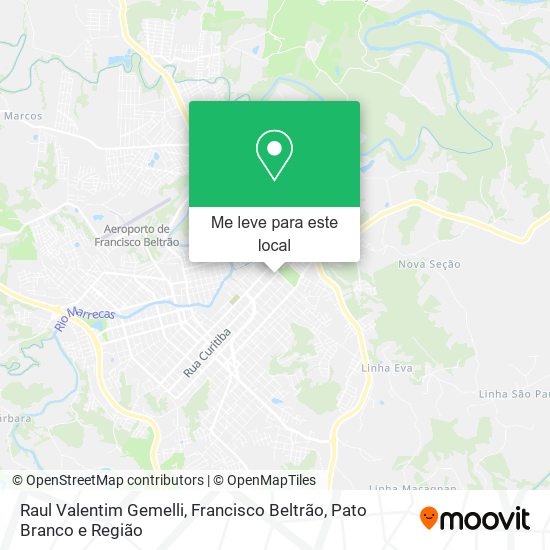 Raul Valentim Gemelli mapa