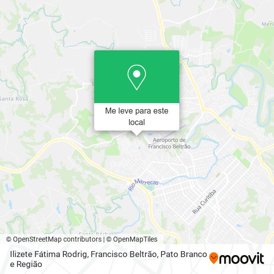 Ilizete Fátima Rodrig mapa