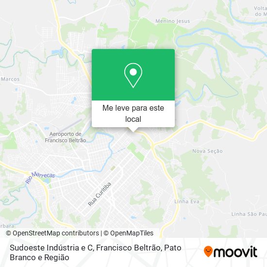 Sudoeste Indústria e C mapa