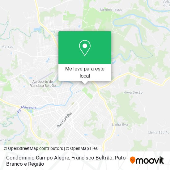 Condomínio Campo Alegre mapa