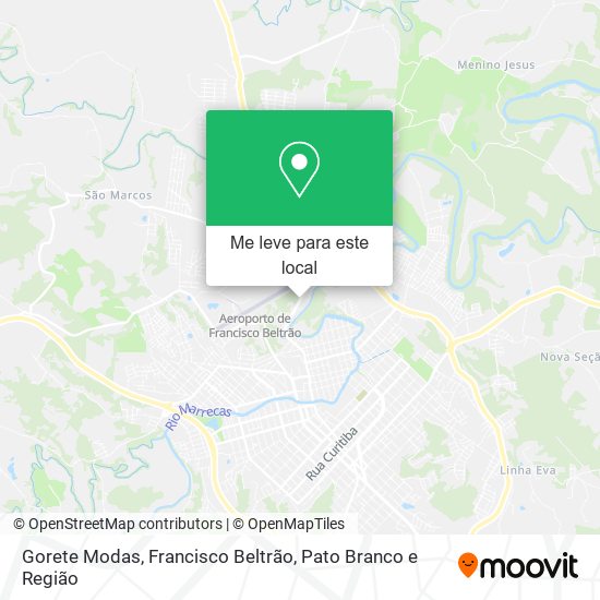 Gorete Modas mapa