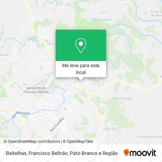 Beltelhas mapa