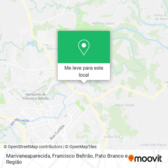 Marivaneaparecida mapa