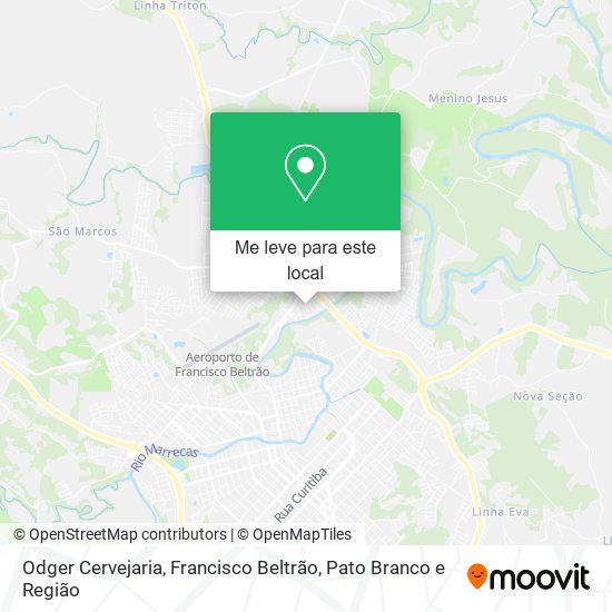 Odger Cervejaria mapa