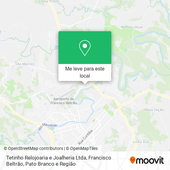 Tetinho Relojoaria e Joalheria Ltda mapa