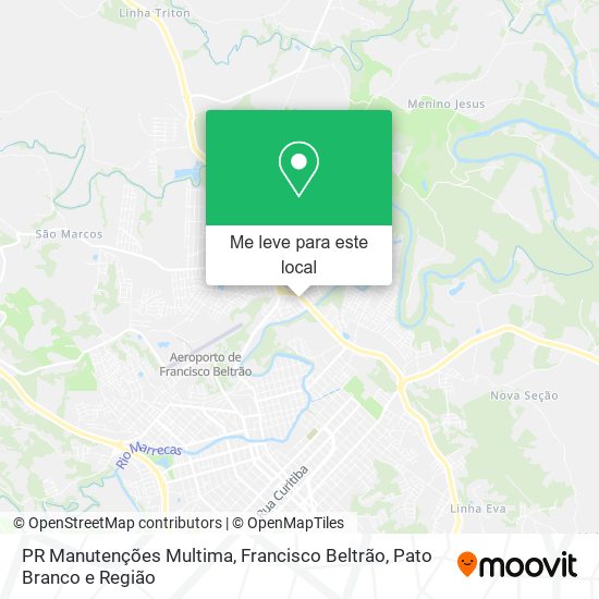 PR Manutenções Multima mapa