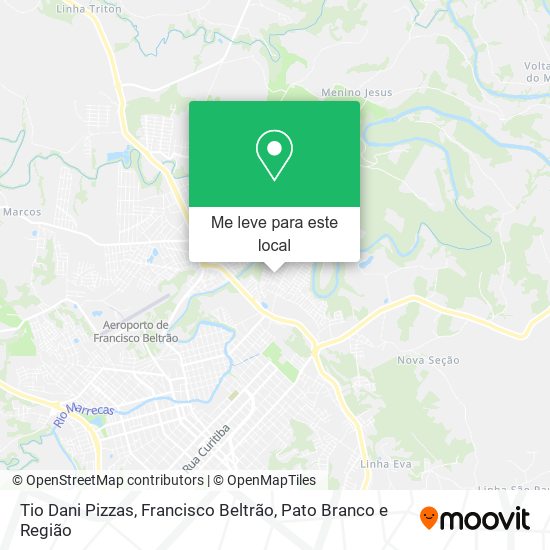 Tio Dani Pizzas mapa