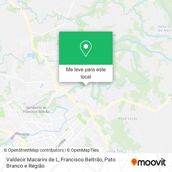 Valdecir Macarini de L mapa