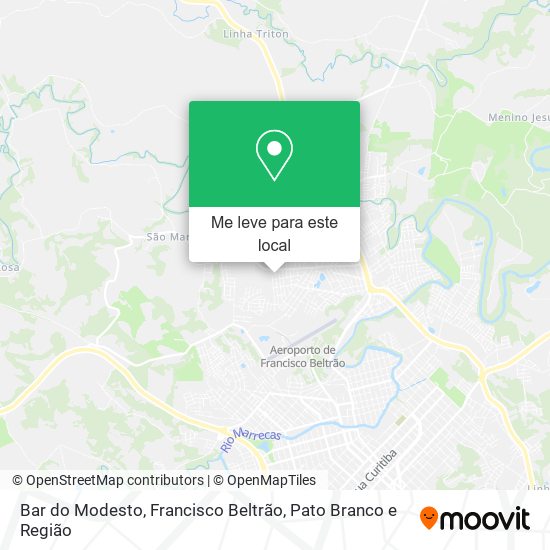 Bar do Modesto mapa