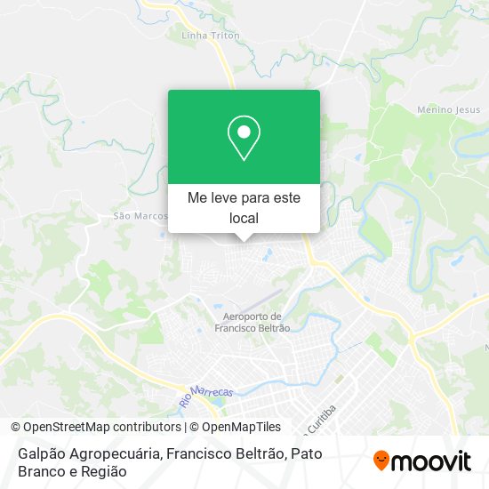 Galpão Agropecuária mapa